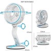 Folding Multi-function USB Charging Fan with builtin LED Light