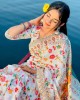 Premium Half Silk Saree(White)