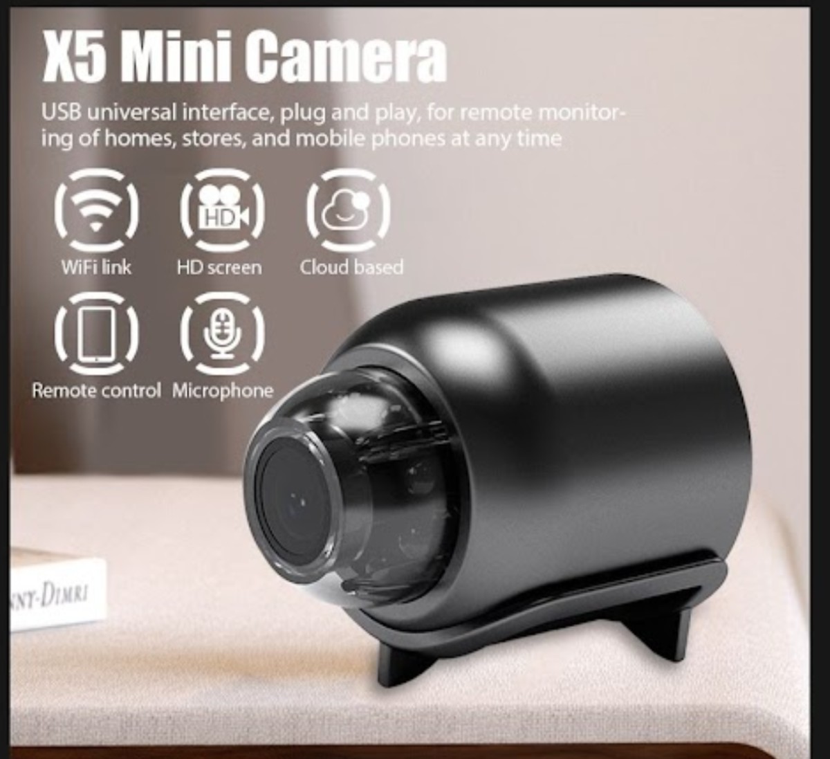 Mini Camera Wireless WiFi 1080P CCTV