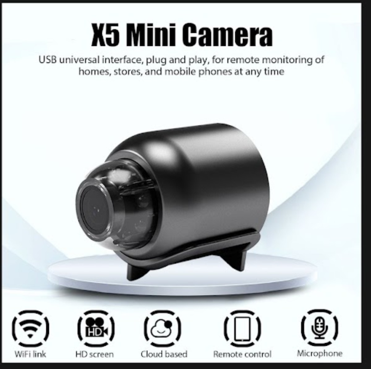 Mini Camera Wireless WiFi 1080P CCTV