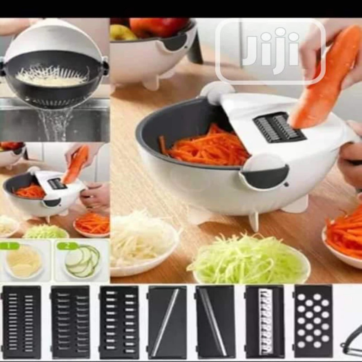 Cutter with Drain Basket Vegetables Chopper Veggie Slicer Kitchen Tool