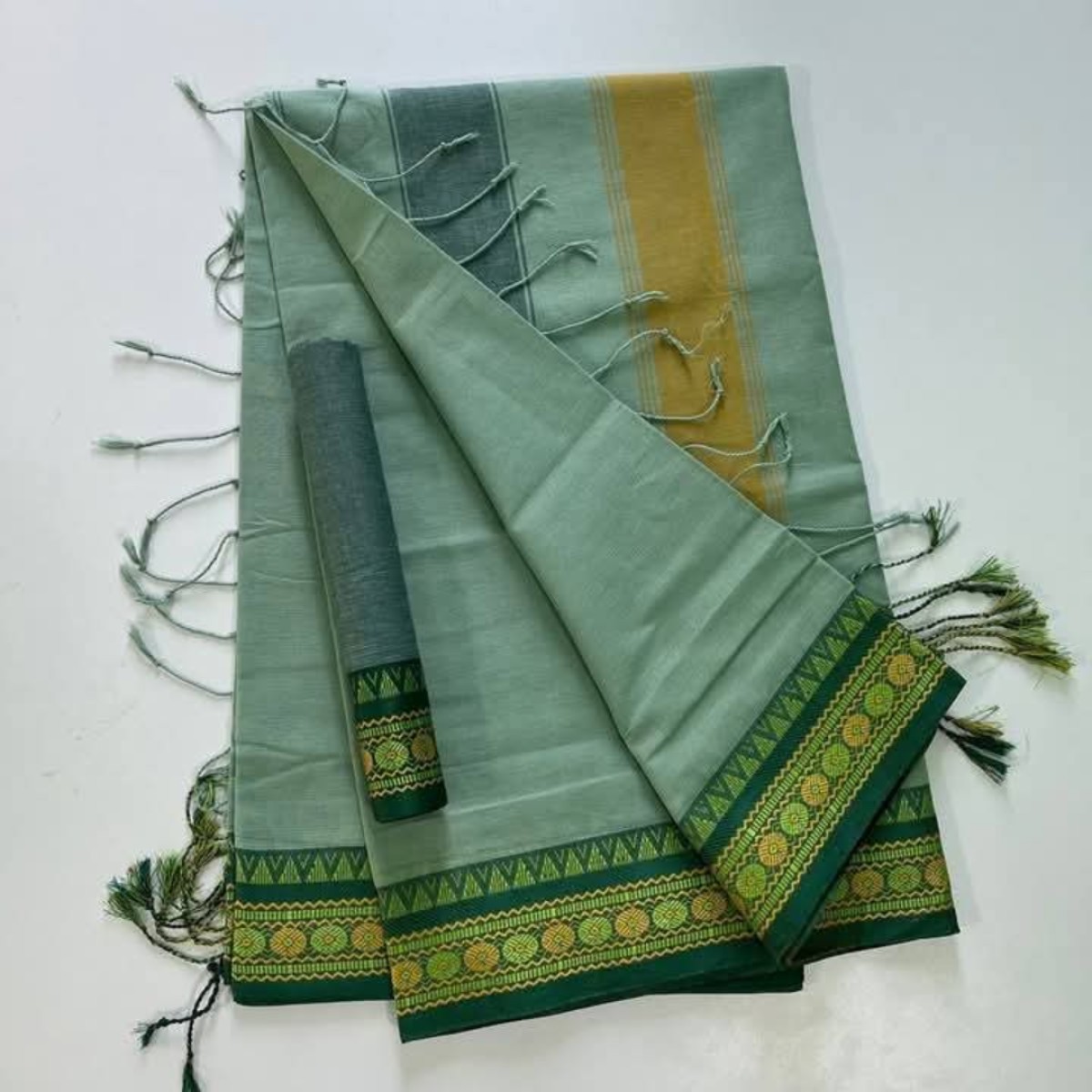 Cotton Saree (teal)