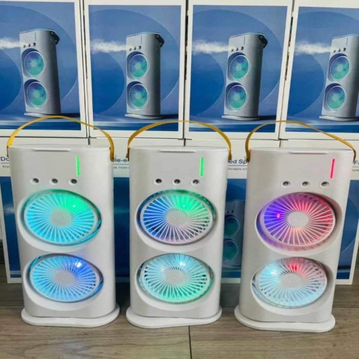 Rechargeable Remote Control Double-Ended Portable Air Cooler Fan