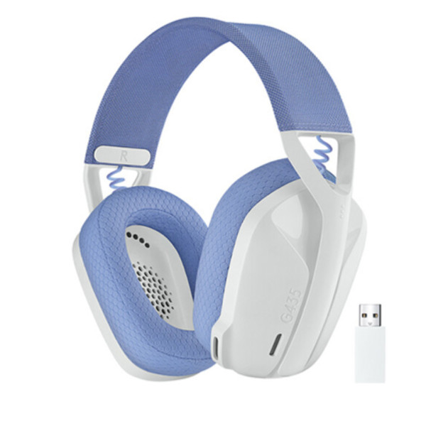 Logitech G435 LIGHTSPEED Wireless Gaming Headset (White )