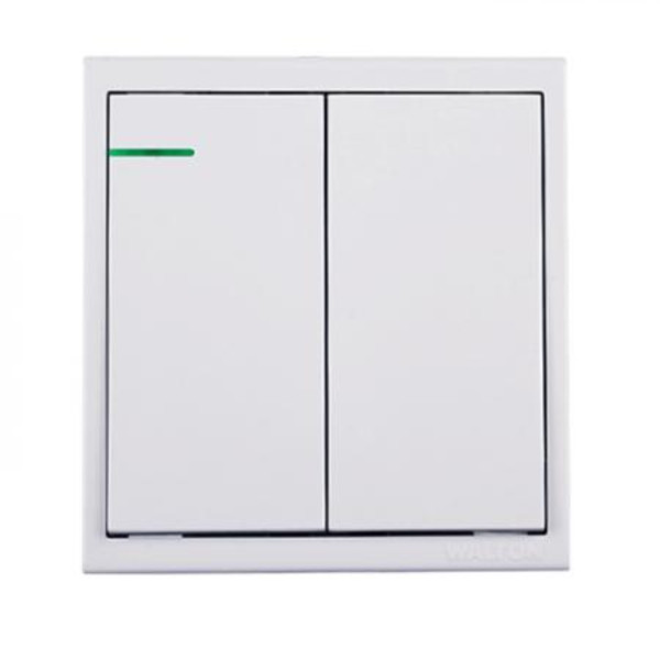 Walton TRUST SERIES- WHITE - WT2GS2W (White) 2 Gang Switch-2 Way