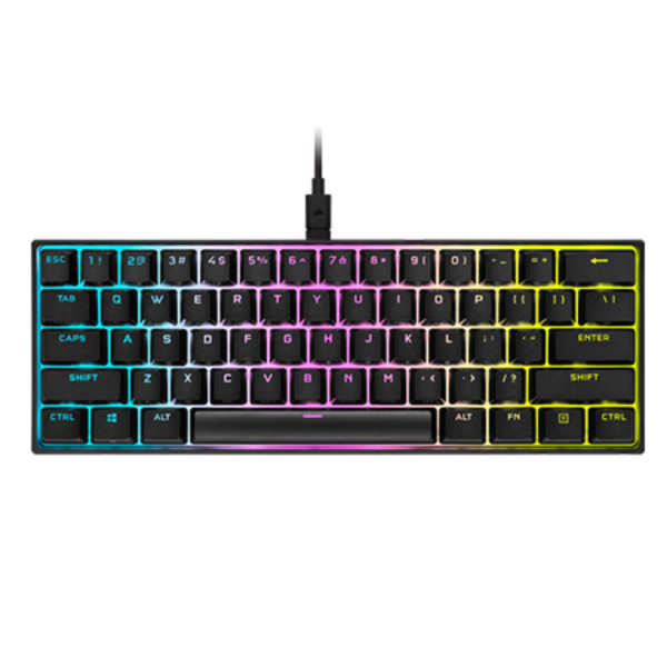 Corsair K65 RGB MINI 60% CHERRY MX SPEED Mechanical Gaming Keyboard (Black)
