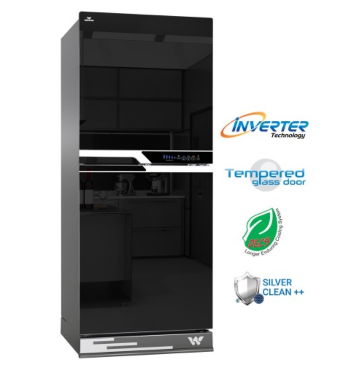 Walton Direct Cool Refrigerator 307L WFC-3X7-GDEH-DD (Inverter)