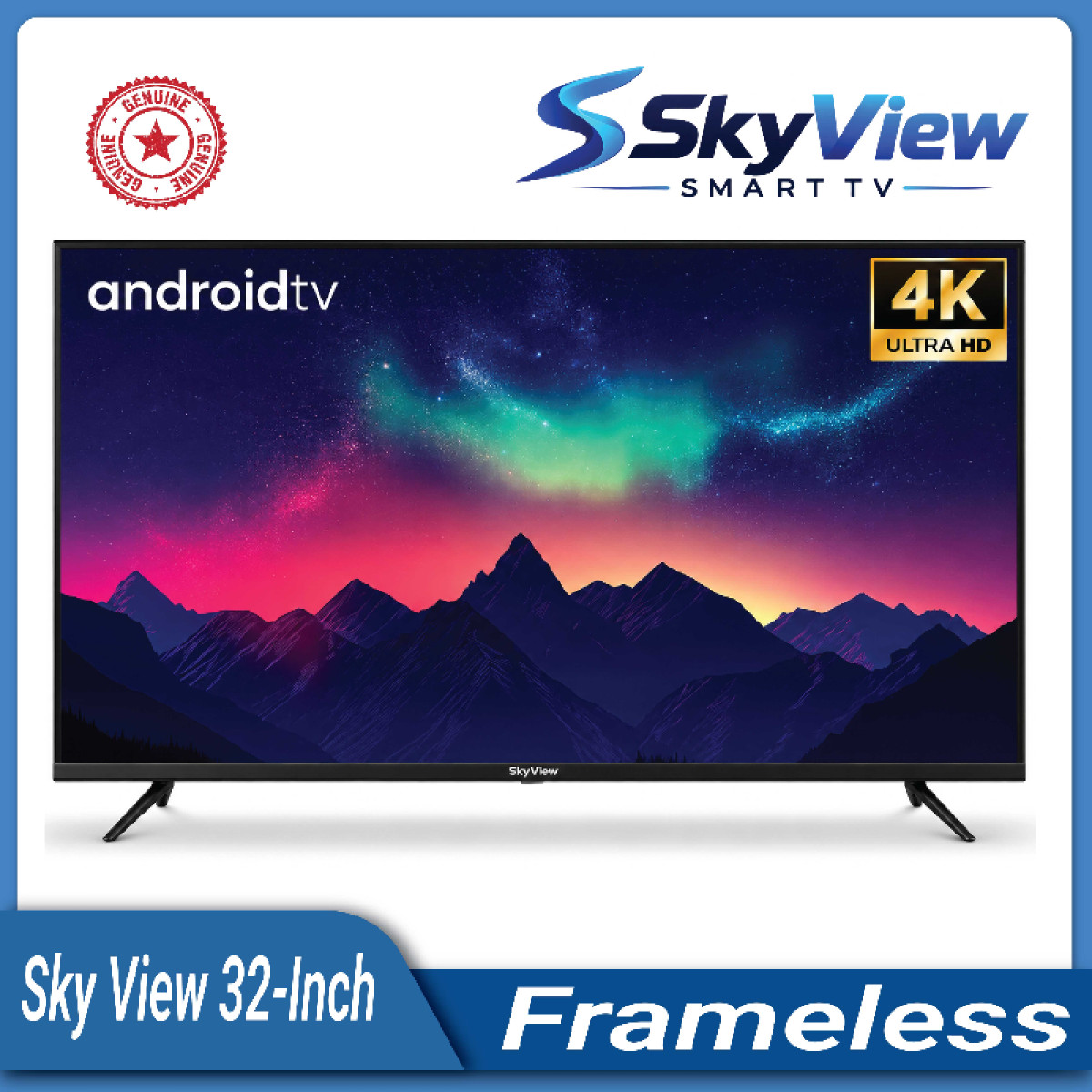 Sky View Android TV 32 inch Uhd Smart