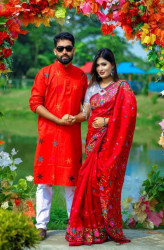 Couple dress in Bangladesh