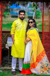 Couple dress in Bangladesh