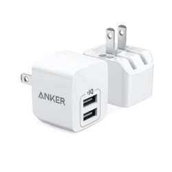 Anker PowerPort Mini Dual Port Charger- White