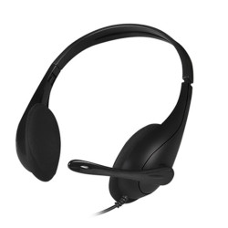 A4TECH HS-9 Stereo Headphone 3.5mm - Black
