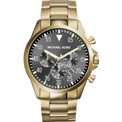 Michael Kors Men’s Gage Chronograph Gold-Tone Stainless Steel Watch-MK8361