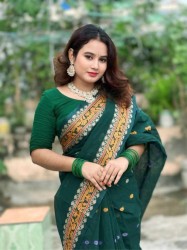 Cotton Saree (Green)