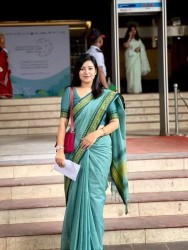 Cotton Saree (Teal)
