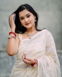 Cotton Saree (White)