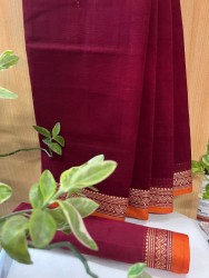 Cotton Saree (Red)