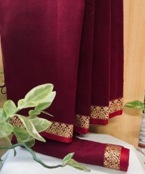 Cotton Saree (red)