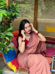 Cotton Saree (soft coral pink)