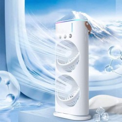 Rechargeable Remote Control Double-Ended Portable Air Cooler Fan