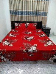 Exclusive King Size Full cotton fabric Panel Bedsheet