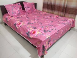 Exclusive King Size Full cotton fabric Panel Bedsheet