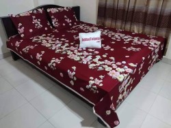 Exclusive King Size Full cotton fabric Panel Bedsheet