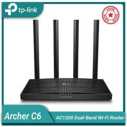 TP-Link Archer C6 AC1200 Mesh Wireless MU-MIMO Gigabit Router